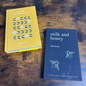 Rupi Kaur Poetry Book Bundle - Yellow and Black Covers